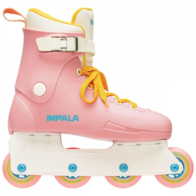 Impala Lightspeed Inline Skate - Pink & Yellow 1 Impala Lightspeed Inline Skate - Pink & Yellow