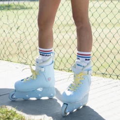 Impala Lightspeed Inline Skate - Sky Blue & Yellow -Katrol Korting Winkel impala impala lightspeed inline skate sky blue yel 2