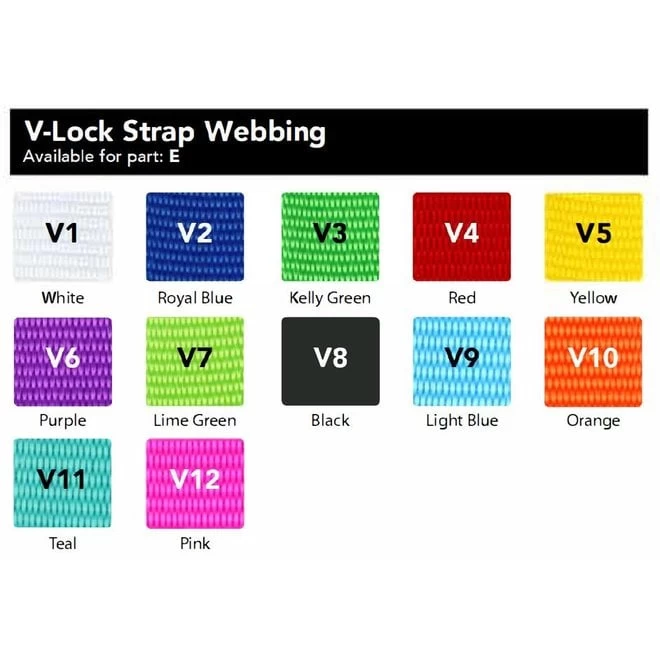 Solaris V-Lock Strap Webbing 2 Solaris V-Lock Strap Webbing - Afbeelding 2