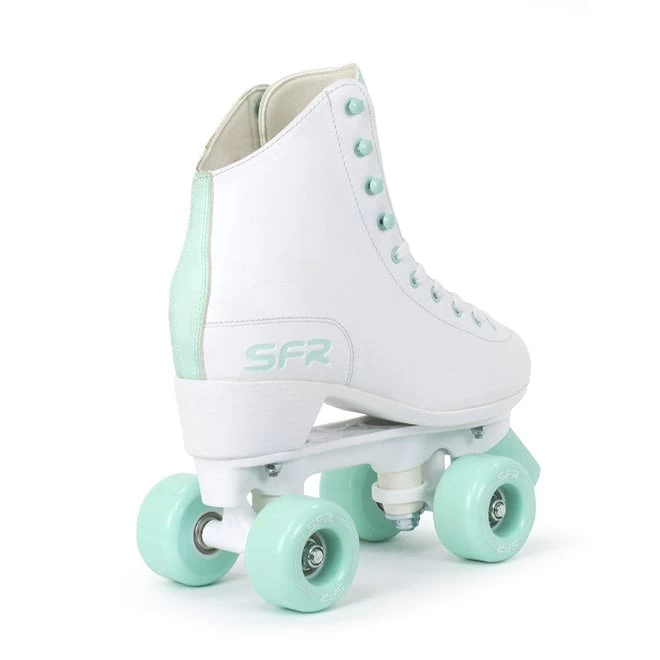SFR Figure Quad Skates White/Mint 2 SFR Figure Quad Skates White/Mint - Afbeelding 2