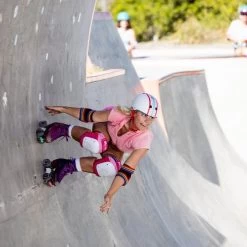 Triple 8 Triple8 Certified Moxi Stripey Sweatsaver Helmet -Katrol Korting Winkel triple 8 triple8 certified moxi stripey sweatsaver 3