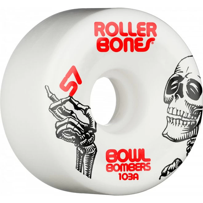 RollerBones Bowl Bombers White 6 RollerBones Bowl Bombers White - Afbeelding 6