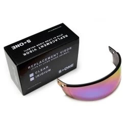 S1 Lifer Replacement Visor - Iridium Gradient Mirror -Katrol Korting Winkel s1 helmet co s1 lifer replacement visor iridium gr 3